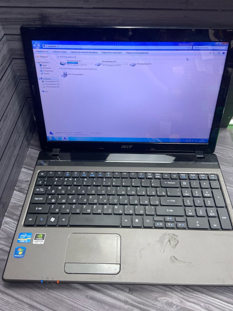 Ноутбук Acer i3-2310m/ ram 3/ gt 520m/ hdd 120