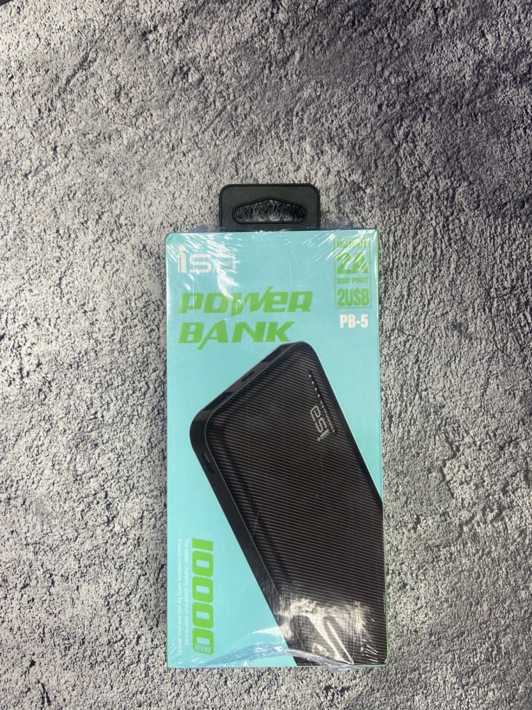 Powerbank внешний аккумулятор ISA 10.000