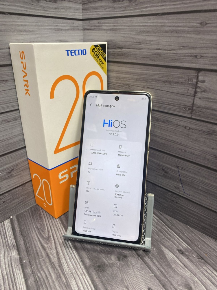 Мобильный телефон Tecno Spark 20c 8+4/256